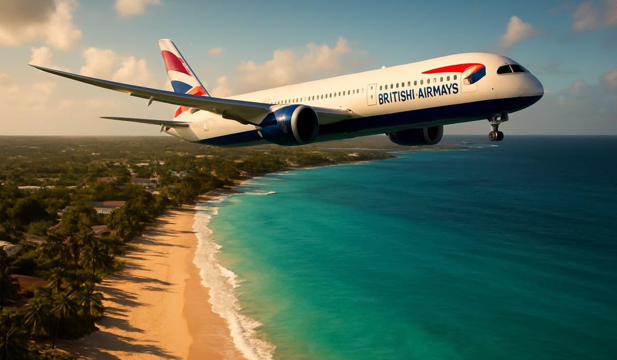 British Airways Launches Daily London Gatwick-Barbados Flights, Record UK Visitor Surge Expected
