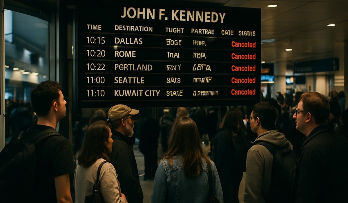 Delta, Qatar Airways Cancel 6 Flights at JFK; 100+ Delays Hit NYC Hub