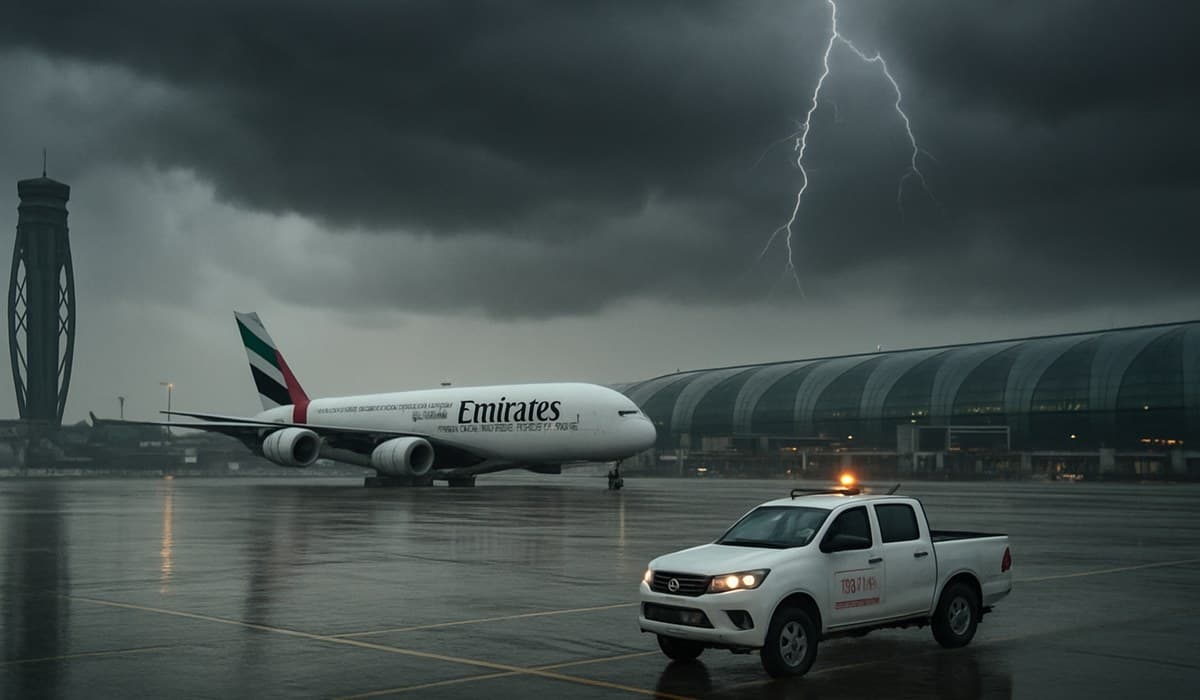 Emirates Dubai Airport warns severe weather disruption ahead