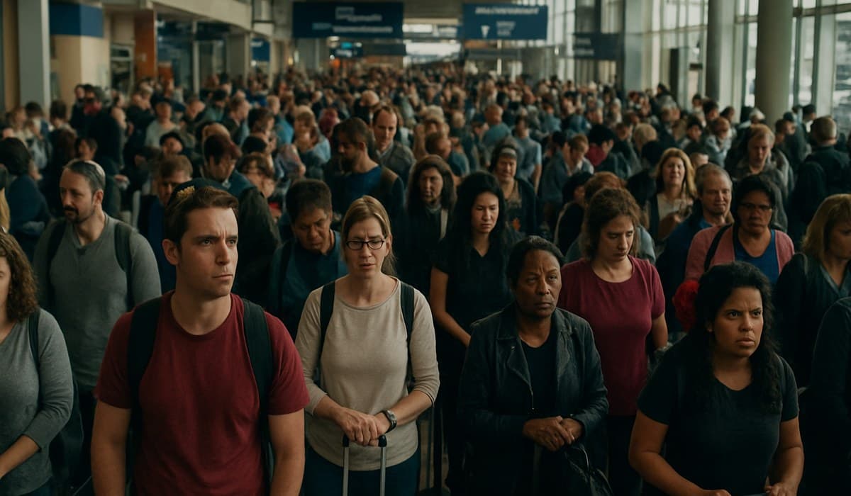 TSA Shutdown Chaos: 2-Hour Lines, 1,300+ Delays Hit US Airports