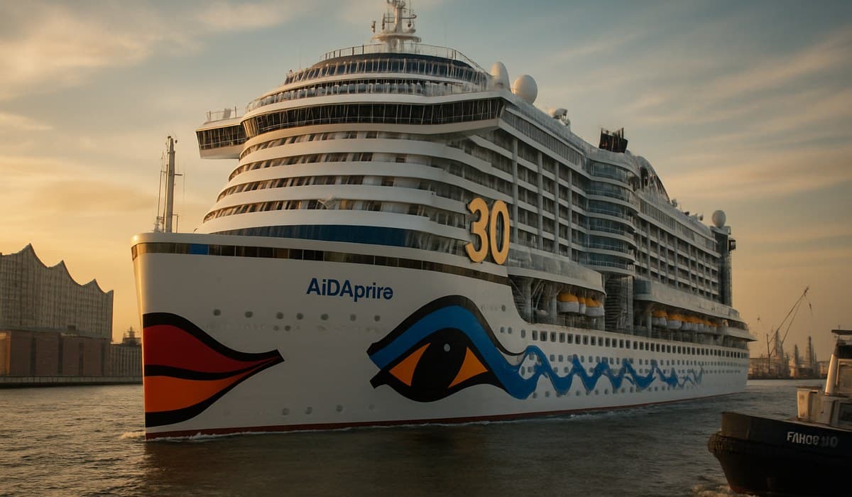 AIDA's 837th Hamburg Arrival: 30 Years of Cruise History in One Port Call