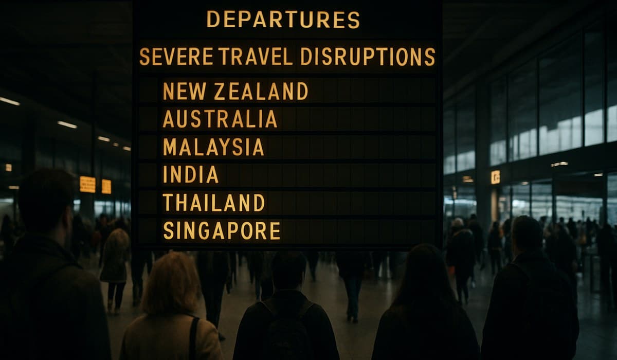 7 Asia-Pacific Nations Face Flight Chaos as Middle East Tensions Spike Travel Disruptions